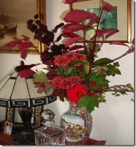 Flowers Left In Porch - Oct 2010 006